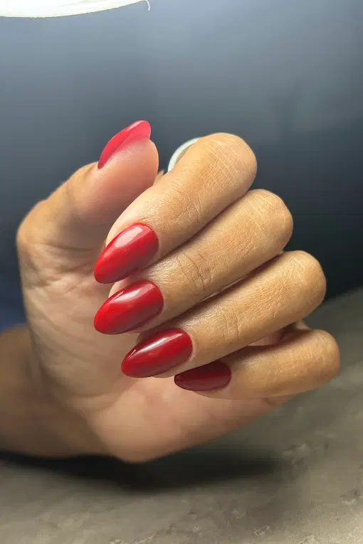 Resultado de manicura de Aminah